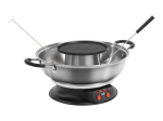 FRITEL Fondue/grillpann 2 liitrit 2kW roostevaba teras Must