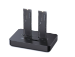 Gembird DD2-U3M2 Laua kahe draivi USB Type-C M.2 NVME (ja SATA) SSD dokkimisjaam must