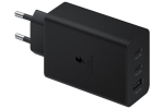 SAMSUNG Trio EP-T6530 65W PD 1x USB-A, 2x USB-C Toite laadija Must
