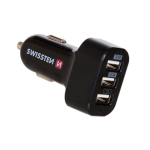 Swissten Tripple Premium autolaadija 5.2A USB 2.1A + 2.1A + 1A