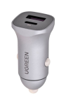 Ugreen USB Type-C 24W Power Delivery Quick Charge Car Charger, Grey (30780)
