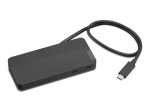 LENOVO USB-C Dual Display Travel Dock 1xHDMI2.1 1xDP1.4 1xUSB-A 2xUSB-C 1xRJ45 65W PD koos 100W adapteriga ()