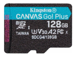 Kingston Canvas Go! Plus 128GB microSDXC UHS-I M&auml;lukaart 200MB/s