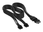 CORSAIR 8-pin PCI Express toitekaabel 16-pinile - must