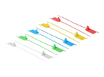 Delock 20.5cm Sinine Roheline Punane Valge Kollane Kaabel
