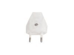 Bachmann Europlug (CEE 7/16 isas&uuml;hend) valge toite&uuml;hendus
