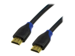 Logilink CH0061 HDMI Kaabel 2.0 bulk M/M 1.0m must Logilink HDMI (t&uuml;&uuml;p A) isane HDMI kuni HDMI 1 m