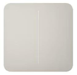 SMART SOLOBUTTON 2GANG/OYSTER 46020 AJAX