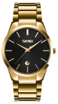 Skmei 9140GDBK meeste kell / must-kuldne