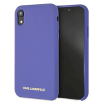 Karl Lagerfeld KLHCI61SLVOG iPhone Xr hardcase Silikoon / violetne
