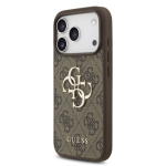 Guess PU 4G metallist logo rihma &uuml;mbris Apple iPhone 17 Pro jaoks