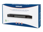 INTELLINET 561044 Gigabit Ethernet L&uuml;liti 2 SFP Pordiga 24 x 10/100/1000 Mbps RJ45 Pordid + 2 x SFP IEEE 802.3az 19tolli Rackmount