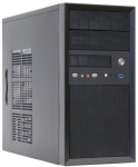 Case CHIEFTEC MiniTower MicroATX Colour Black CT-01B-OP