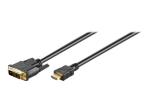 Goobay DVI-D to HDMI 1,5m must