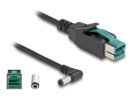 Delock Tugevdatud USB Kaabel 2m Must