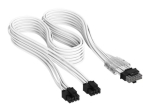 CORSAIR 8-pin PCI Express toitekaabel 16-pinile - valge