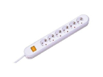 Bachmann SMART Outlet Box 6-outlet 16A Valge 1.5m