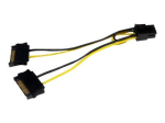 StarTech.com 6in SATA V&otilde;imsus to 6 Pin PCI Express Videokaardi V&otilde;imsuskaabel Adapter - 15cm