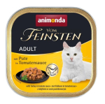 ANIMONDA Vom Feinsten T&auml;iskasvanud kalkun tomatikastmes - niiske kassitoit - 100g