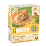 BOZITA Fresh Menu Sterilised Extra Kanaliha - m&auml;rg kassitoit - 370g