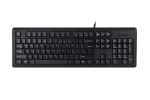 A4Tech KR-92 Universal USB QWERTY ingliskeelne must klaviatuur