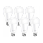 LEPRO 100080-DW--6- LED-lambi, E27, A60, 13W (100W), 1521 lm, 6500K, 180&deg;, 6-pakk