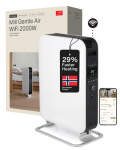 Mill K&uuml;ttekeha OIL2000WIFI3 GEN3 &otilde;lit&auml;idetud radiaator 2000 W V&otilde;imutasetega arv 3 Sobivad ruumidesse kuni 24 m&sup2; Valge