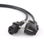 Gembird PC-186-VDE-3M voolujuhe VDE kinnitusega 3 meetrit must