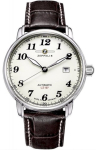 Zeppelin LZ127 Graf Zeppelin automaatne 7656-5 meeste kell 40mm beeži numbrilauaga