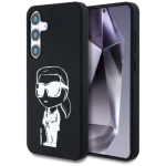 Karl Lagerfeld Silicone Graffiti Ikonik Printed Logo MagSafe Case Samsung Galaxy S25 jaoks / must