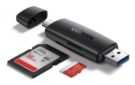 UGREEN CM304 M&auml;lukaardi lugeja USB 3.0 Type-A/Type-C / must