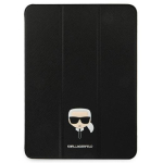 Karl Lagerfeld Saffiano KLFC11OKHK raamatu&uuml;mbriku t&uuml;&uuml;pi &uuml;mbris tahvelarvuti Apple iPad 11" Pro 2021 must