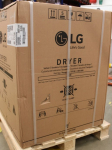 SALE OUT. LG Dryer Machine RH80V9AV3N Energy efficiency class C Front loading 8 kg LED Depth 69 cm Wi-Fi White DAMAGED PACKAGING AND RIGHT SIDE, DE...