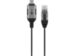 Goobay 74392 USB 3.1 t&uuml;&uuml;p A kuni RJ45 7,5m must