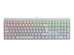 CHERRY MX 2.0S mehaaniline RGB-klaviatuur/16 miljonit v&auml;rvi juhtmega saksa keele jaoks