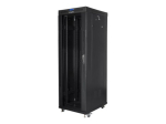Lanberg Ruumi kapp 19" vaba seisev 37U/800x1000 (tasapakk) klaasuksega, LCD FF01-8037-12BL Must