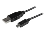 StarTech.com 3m 10 ft pikk Micro-USB laadimis- ja s&uuml;nkroonimiskaabel -M/M - USB kuni Micro USB laadimiskaabel - 24 AWG (USBAUB3MBK) 3m must kaabel
