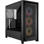 Corsair Arvuti korpus Frame 4000D RS ARGB Modular Mid-Tower Must