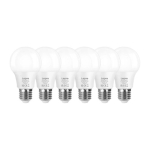 LEPRO 100089-WW--6- LED-lambi, E27, A60, 8.5W (60W), 806 lm, 2700K (soe), 180&deg;, 6-pakk