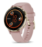 Garmin Venu 3S 3.05 cm (1.2") AMOLED 41 mm Digital 390 x 390 pixels Touchscreen Gold, Rose Wi-Fi GPS