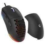 RAMPAGE Juhtmega GAMING HILIS 12800DPI BLINK MUST