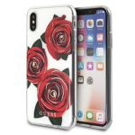 Guess GUHCPXROSTR Hardcase Flower Desire iPhone X jaoks / roosa roos