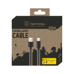 Taktikaline sujuva keermega kaabel USB-A/USB-C 2m / must