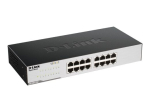 D-Link 16-Port Gigabit Easy Desktop Switch GO-SW-16G/E Unmanaged Desktop/Rackmountable 24 kuud(t)