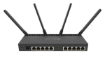 Wireless Router MIKROTIK RB4011iGS+5HacQ2HnD-IN Wi-Fi 5 (802.11ac) Data speed 1733 Mbit/s Ethernet LAN Yes