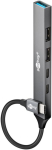 Goobay Slim 5-Port USB Hub, USB-C to USB-C/USB-A, 5 Gbit/s 74460