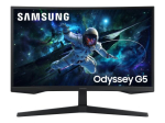 SAMSUNG Odyssey G5 27-tolline monitor VA 2560x1440 Kaardus 1000R 16:9 165hz 300cd/m2 1ms MPRT HDR10 HDMI DP