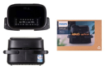 Philips 1000 seeria NA150/00 frit&uuml;&uuml;r Double 7.1 L 2450 W kuuma&otilde;hu frit&uuml;&uuml;r Black