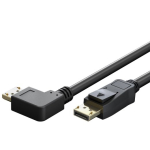 Goobay DisplayPort 2.1 &Otilde;ige Nurga all 8K 144Hz 1m Kaabel
