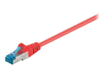 goobay CAT 6a SFTP, PiMF 25cm V&otilde;rgukaabel Punane